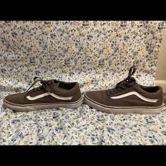 Gray Old Skool Vans, Size Mens 8.5/W 10- GOOD CONDITION!! - Picture 2 of 5